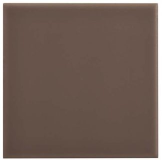 PIASTRELLA DA RIVESTIMENTO 10 X 10 LISCIO OPACO COLORE CIOCCOLATO