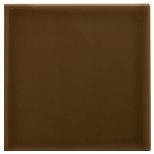 PIASTRELLA DA RIVESTIMENTO 10 X 10 SOLIDO LUCIDO COLORE MOCCA