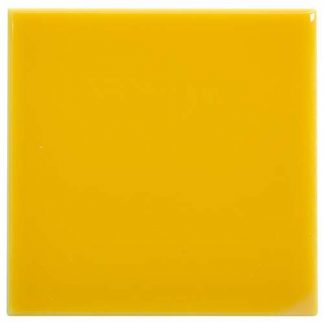 PIASTRELLA DA RIVESTIMENTO 10 X 10 SOLIDO LUCIDO COLORE MOSTARDA