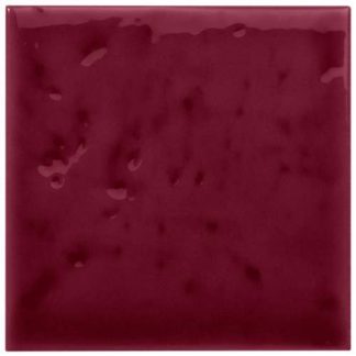 PIASTRELLA DA RIVESTIMENTO 10 X 10 TEXTURE LUCIDA COLORE BORDEAUX