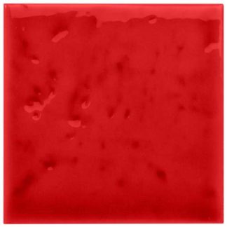 PIASTRELLA DA RIVESTIMENTO 10 X 10 TEXTURE LUCIDA COLORE ROSSO