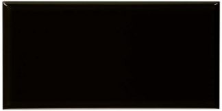 PIASTRELLA DA RIVESTIMENTO 10 X 20 SMUSSATO LUCIDO COLORE NERO