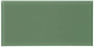 PIASTRELLA DA RIVESTIMENTO 10 X 20 SMUSSATO LUCIDO COLORE VERDE SCURO