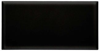 PIASTRELLA DA RIVESTIMENTO 10 X 20 SMUSSATO MAT COLORE NERO