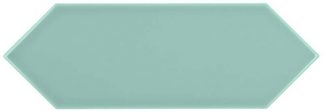 PIASTRELLA DA RIVESTIMENTO 10 X 30 PICKET SOLIDO LUCIDO COLORE VERDE ACQUAMARINA