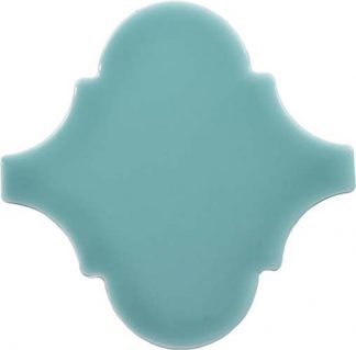 PIASTRELLA DA RIVESTIMENTO 15 X 15 ARABESCO SOLIDO LUCIDO COLORE OCEANO BLU