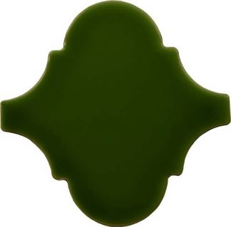 PIASTRELLA DA RIVESTIMENTO 15 X 15 ARABESCO SOLIDO LUCIDO COLORE VERDE VITTORIANO