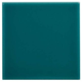PIASTRELLA DA RIVESTIMENTO 15 X 15 SOLIDO LUCIDO COLORE TURCHESE