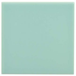 PIASTRELLA DA RIVESTIMENTO 15 X 15 SOLIDO LUCIDO COLORE VERDE ACQUAMARINA