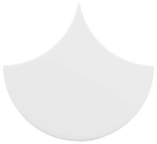PIASTRELLA DA RIVESTIMENTO 15,5 X 17 SPINA DI PESCE LISCIO OPACO COLORE BIANCO