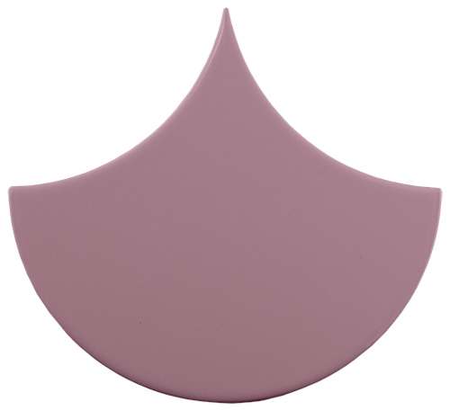 PIASTRELLA DA RIVESTIMENTO 15,5 X 17 SPINA DI PESCE LISCIO OPACO COLORE MALVA
