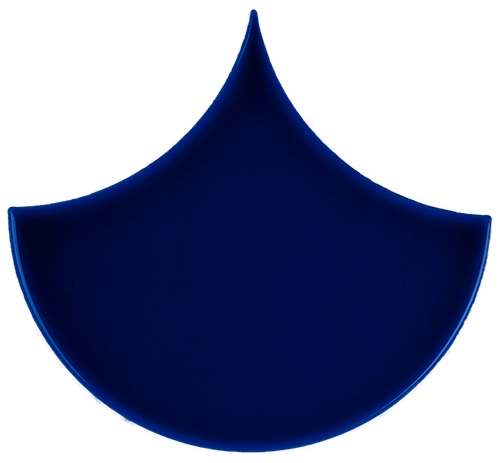 PIASTRELLA DA RIVESTIMENTO 15,5 X 17 SPINA DI PESCE SOLIDO LUCIDO COLORE BLU VITTORIANO