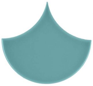 PIASTRELLA DA RIVESTIMENTO 15,5 X 17 SPINA DI PESCE SOLIDO LUCIDO COLORE OCEANO BLU