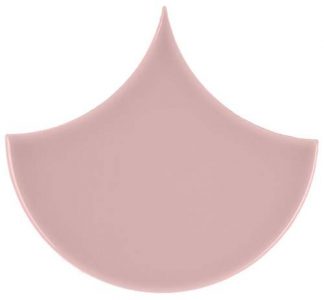 PIASTRELLA DA RIVESTIMENTO 15,5 X 17 SPINA DI PESCE SOLIDO LUCIDO COLORE ROSA