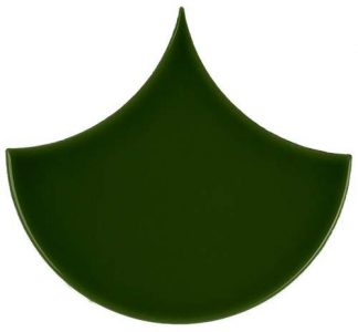 PIASTRELLA DA RIVESTIMENTO 15,5 X 17 SPINA DI PESCE SOLIDO LUCIDO COLORE VERDE VITTORIANO