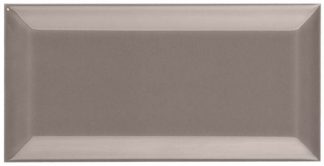 PIASTRELLA DA RIVESTIMENTO 7,5 X 15 SMUSSATO LUCIDO COLORE GRIGIO CHIARO