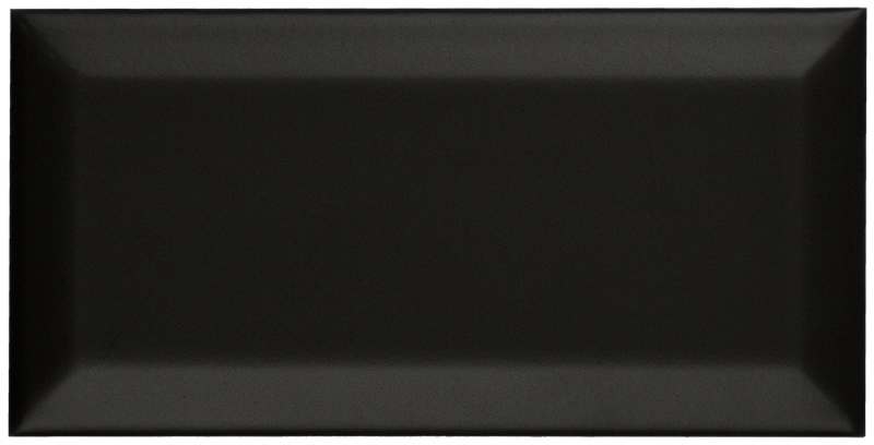 PIASTRELLA DA RIVESTIMENTO 7,5 X 15 SMUSSATO MAT COLORE NERO