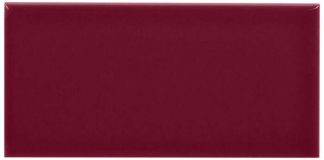 PIASTRELLA DA RIVESTIMENTO 7,5 X 15 SOLIDO LUCIDO COLORE BORDEAUX