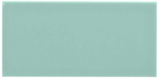 PIASTRELLA DA RIVESTIMENTO 7,5 X 15 SOLIDO LUCIDO COLORE VERDE ACQUAMARINA