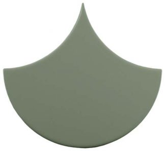 PIASTRELLE PAVIMENTI 15,5 X 17 SPINA DI PESCE LISCIO OPACO COLORE VERDE KAKI
