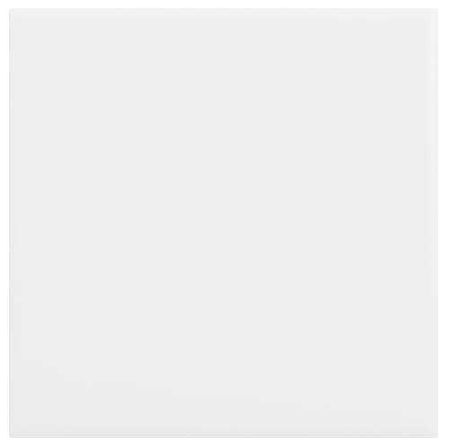 SUELO 20 X 20 LISO MATE COLOR BLANCO