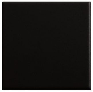 SUELO 20 X 20 LISO MATE COLOR NEGRO
